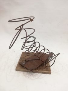 escultura de forja para ALMIRALL LLOGUER