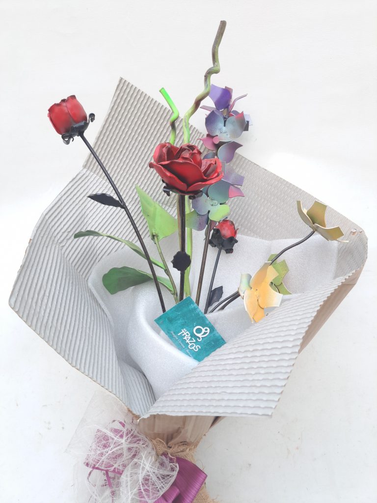 flores de metal
