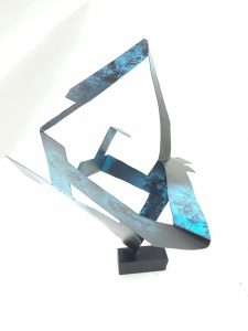 Escultura de pletina Serpiente 2